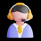 Illustration of a customer service representative with headset representing personalized counseling